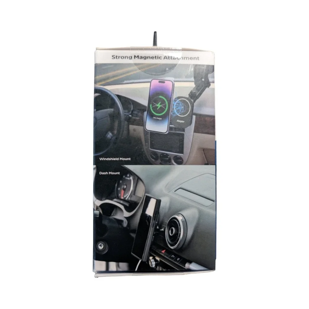 Nn9-O Energizer Ultimate Magnetic Wireless Car Charger 15W 3 Mounting Options